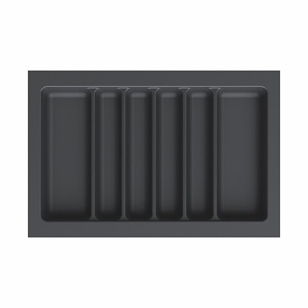 Starax S-2689-AP 74x49 cm Plastik Çekmece İçi Kepçelik Antrasit 80 cm - 3