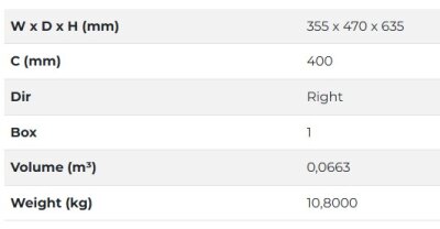Starax S-2794-PA Yandan Gizli Raylı Ünite (90 Derece) Sağ Premium Antrasit - 4