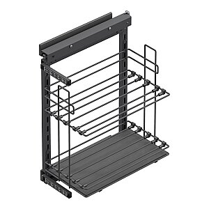 Starax S-2894-AYandan Gizli Raylı (Fr.) Tepsilik Sol 30 cm antrasit - 2
