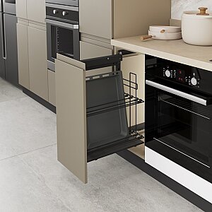 Starax S-2899-A Yandan Gizli Raylı (Fr)Tepsilik Sağ 25 cm Antrasit - Starax
