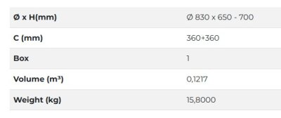 Starax S-3028-A Kaymaz Yüzeyli 3/4 Döner Ahşap Tablalı Sepet Takımı Antrasit - 3