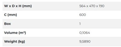 Starax S-6435-A Leather Touch Gizli Raylı Ayakkabılık - 600 mm - Antrasit - 3