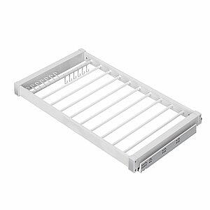 Starax S-6708-W Gizli Raylı Alüminyum Pantolonluk 700 mm Beyaz - 2