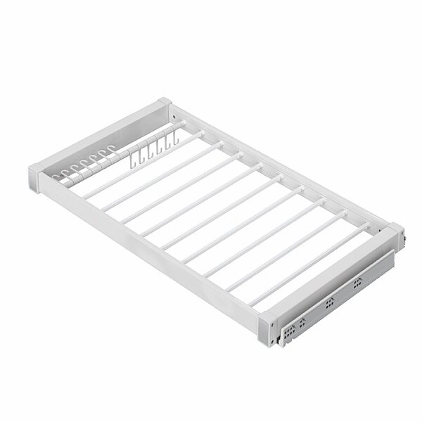 Starax S-6708-W Gizli Raylı Alüminyum Pantolonluk 700 mm Beyaz - 2