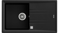 Teka Stone 50 B-TG Tek Hazneli Tegranite Evye Metalik Siyah - Teka