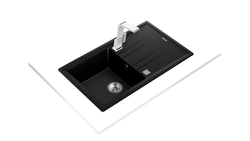 Teka Stone 50 B-TG Tek Hazneli Tegranite Evye Metalik Siyah - 2