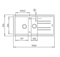 STONE 60 B-TG Auto Wst Metallic Gri Eyvye - 3