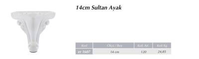 SULTAN AYAK BEYAZ PLASTİK BAZA AYAK - 1