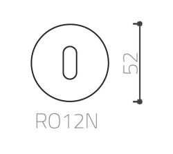 SYSTEM Normal Anahtarlı Rozet RO12N AL6 Siyah - 2