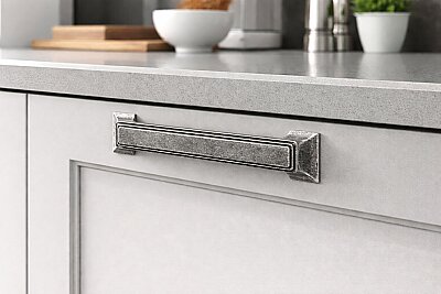 SYSTEM PLUS Kulp 4235 128mm OSM Antik Gümüş - 1