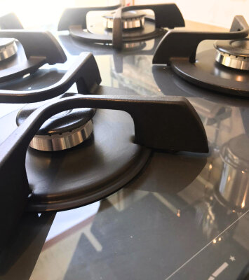 TEKA 3'lü set CHEF 4 ANKASTRE SET GRİ (hak 625 fırın+gbc kbc ocak+atv60 davlumbaz) - 6