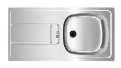 Teka Gravity 45 E-XN 1B 1D Tek Hazneli Paslanmaz Eviye - 8