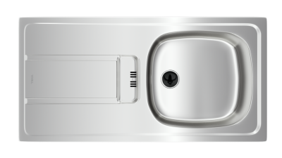 Teka Gravity 45 E-XN 1B 1D Tek Hazneli Paslanmaz Eviye - 1