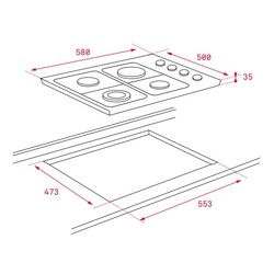 TEKA HLX 60 4G AI AL OCAK CHEF 1 - 2