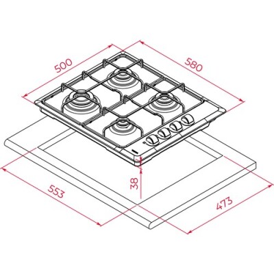 TEKA HLX 640 KBAOE ÇELİK OCAK İNOX Chef 1 - 4