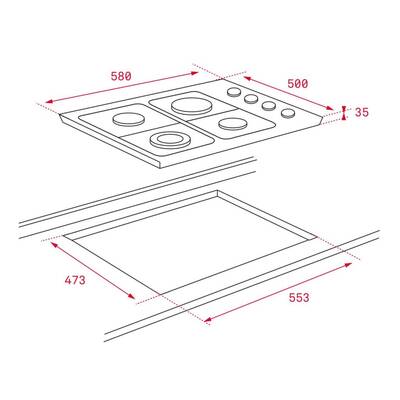 TEKA PAC 60 4G AI AL CI BEYAZ OCAK YENİ CHEF 8 (40245106) - 2