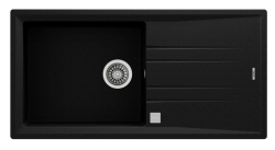 TEKA STONE 60 LTG Tek Göz 50x100cm Granit Evye Metalic Black - 2