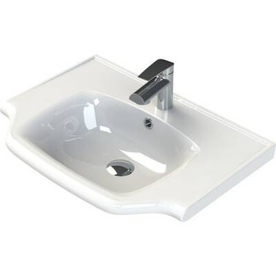 Yeni Klasik Etejerli Lavabo 55-48CM - 1