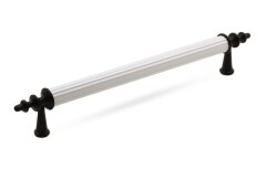 Yıldız Defne Çizgili 96mm Siyah/ Beyaz - Akça