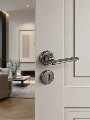 Z2038 SATİNE FÜME KROM ROZETLİ ODA - 1