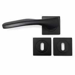 Zamak Bazma Kol Mat Siyah Kare Rozet Oda - ÖZEN