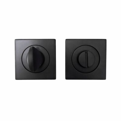 Zamak Bazma Kol Mat Siyah Kare Rozet Wc - 5