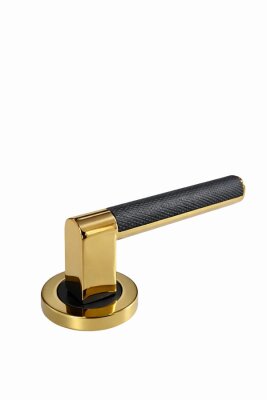 Zmk Daire Rozetli Sotka Kapı Kolu 13-4 Titanyum Siyah Wc - 3