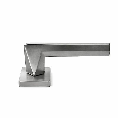 Zmk Kare Rozetli Prizma Kapı Kolu 06 İnox Erlux Oda(Artemis) - 2