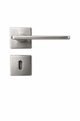 Zmk Kare Rozetli Prizma Kapı Kolu 06 İnox Erlux Oda(Artemis) - 4