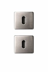 Zmk Kare Rozetli Prizma Kapı Kolu 06 İnox Erlux Oda(Artemis) - 5