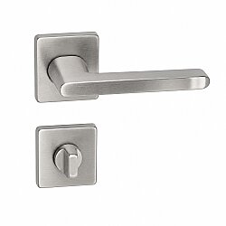 Zmk Kare Rozetli Zen D Kapı Kolu İnox WC - 2